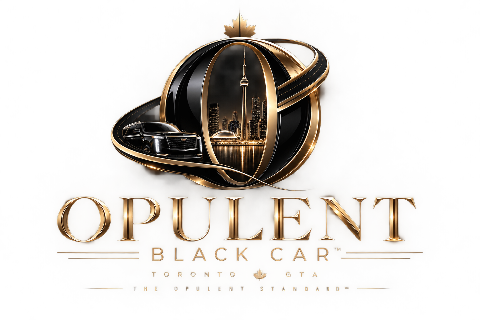 Opulent Black Car crest